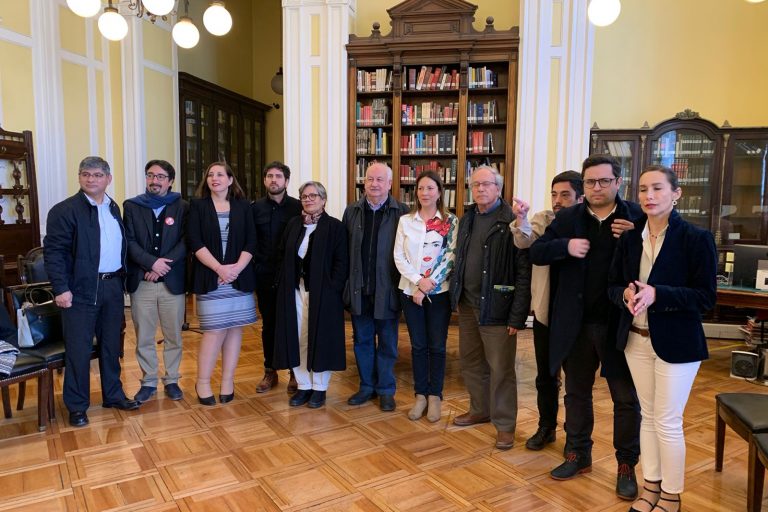 dirigentes partidos de gobierno por el apruebo