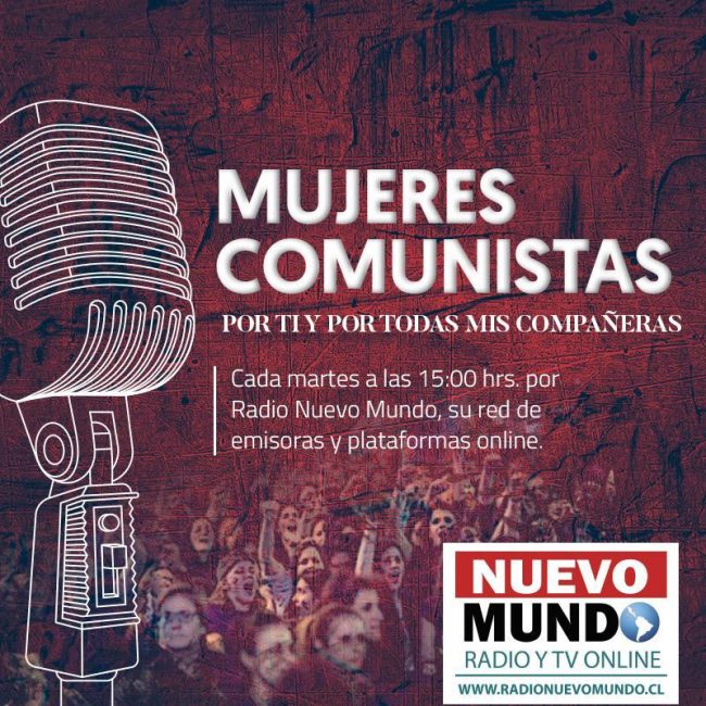 mujeres comunistas logo IG con hora y dia