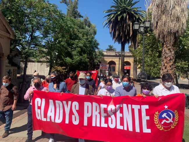 homenaje a gladys romeria cementerio general
