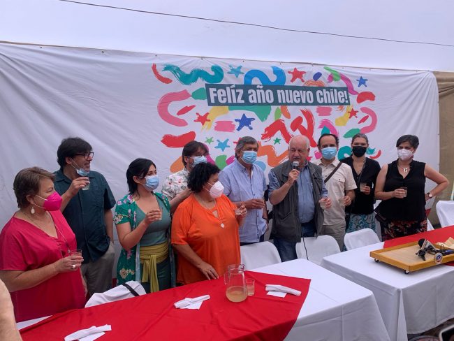 Teillier brindis caldillo de congrio 2022