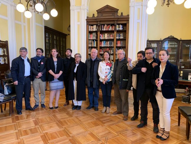 dirigentes partidos de gobierno por el apruebo