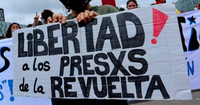 libertad presos de la revuelta cartel