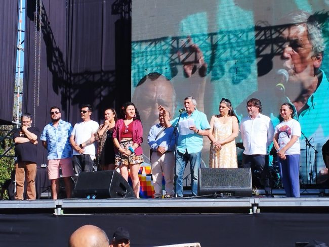 lautaro carmona indica escenario fiesta de los abrazos 2023