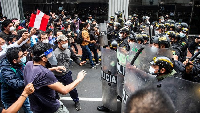 peru protestas represion