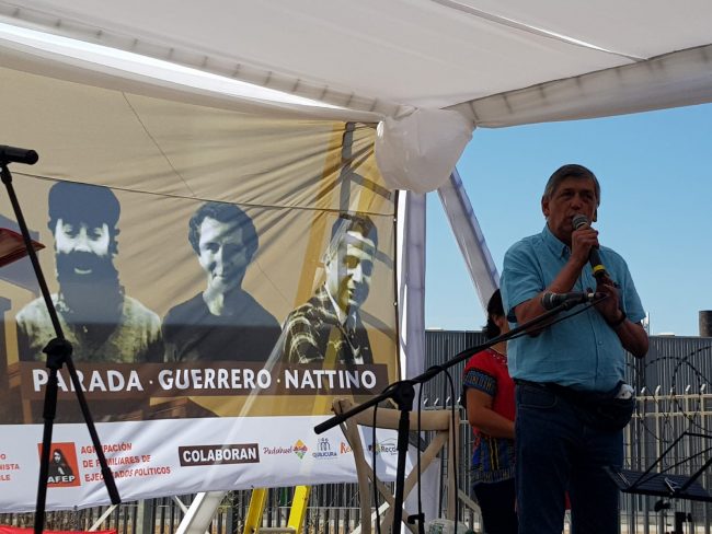 Lautaro Carmona homenaje degollados discuro acto