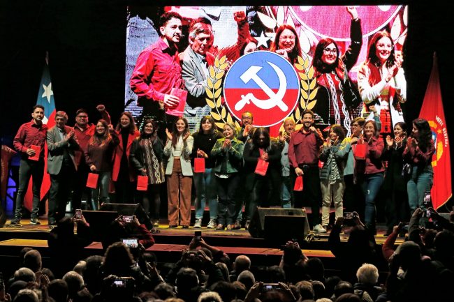 acto PC aniversario 111 jtosoa pasan al partido