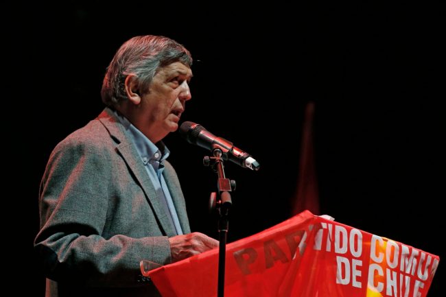 lautaro carmona discurso podium aniversario