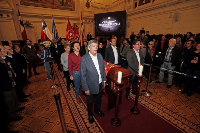 lautaro barraza comision politica guardia de honor teillier