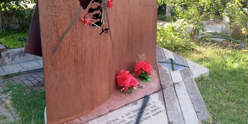 memorial gladys vandalizado