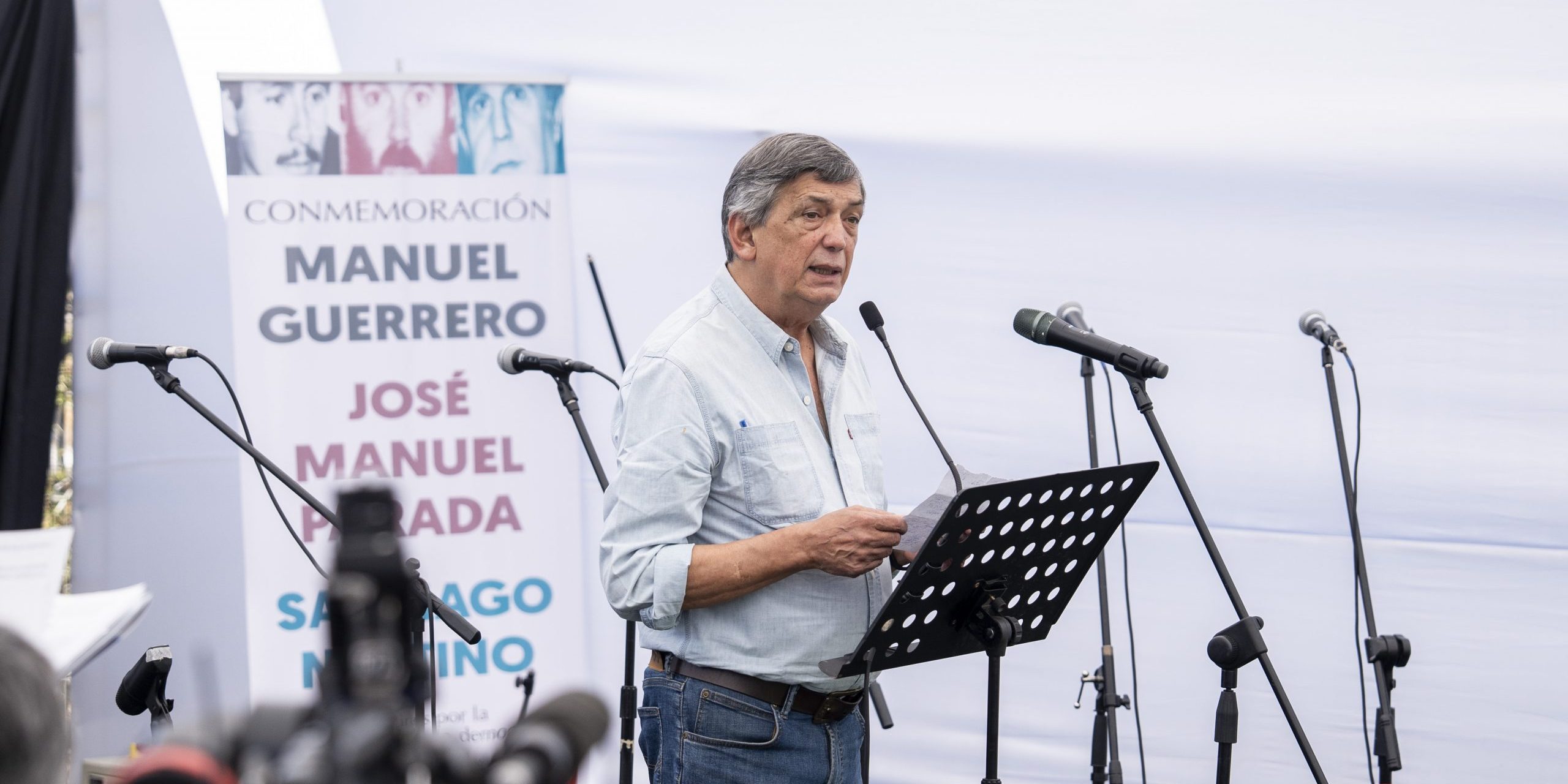 lautaro carmona habla en homenaje a degollados