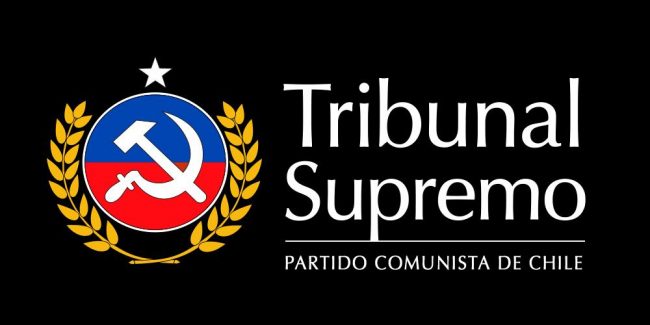 logo tribunal supremo PC fondo negro apaisado