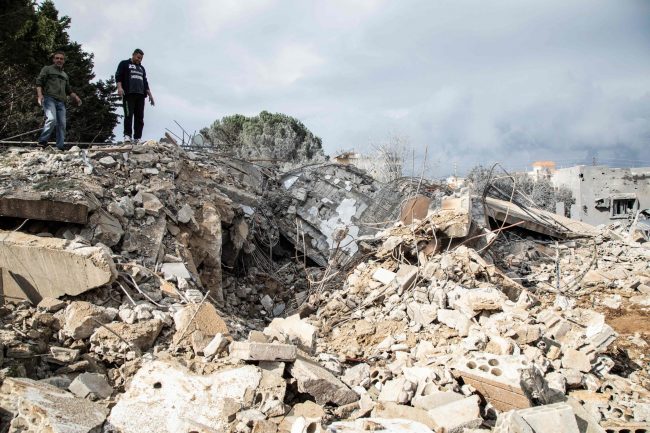 bombardeo israel a el libano